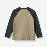 Wheat Main  Langermet T-skjorte Vaskebjørn Jersey Tops and T-Shirts 3239 beige stone