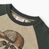 Wheat Main  Langermet T-skjorte Vaskebjørn Jersey Tops and T-Shirts 3239 beige stone
