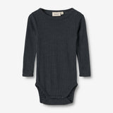 Wheat SMU Langermet ull/silke body Liea Underwear/Bodies 1432 navy