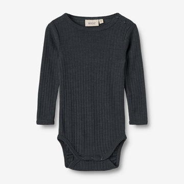 Wheat SMU Langermet ull/silke body Liea Underwear/Bodies 1432 navy