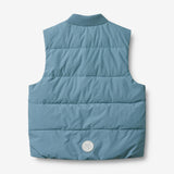 Wheat Outerwear Lettvekts puffervest Fryd Vest 9086 bluefin