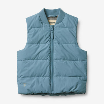Wheat Outerwear Lettvekts puffervest Fryd Vest 9086 bluefin
