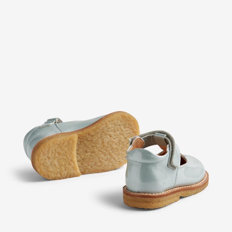 Wheat Footwear  Mary Jane Asta Crepe 4030 light blue