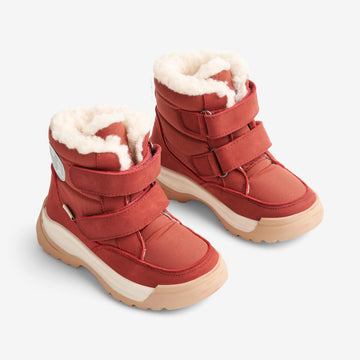 Wheat Footwear Millas Dobbel Borrelås Tex Winter Footwear 2072 red