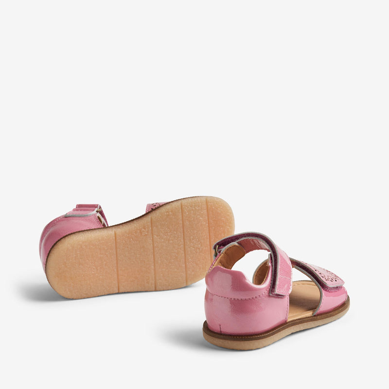 Wheat Footwear  Molli Åpen Lakksandal Sandals 2356 pink