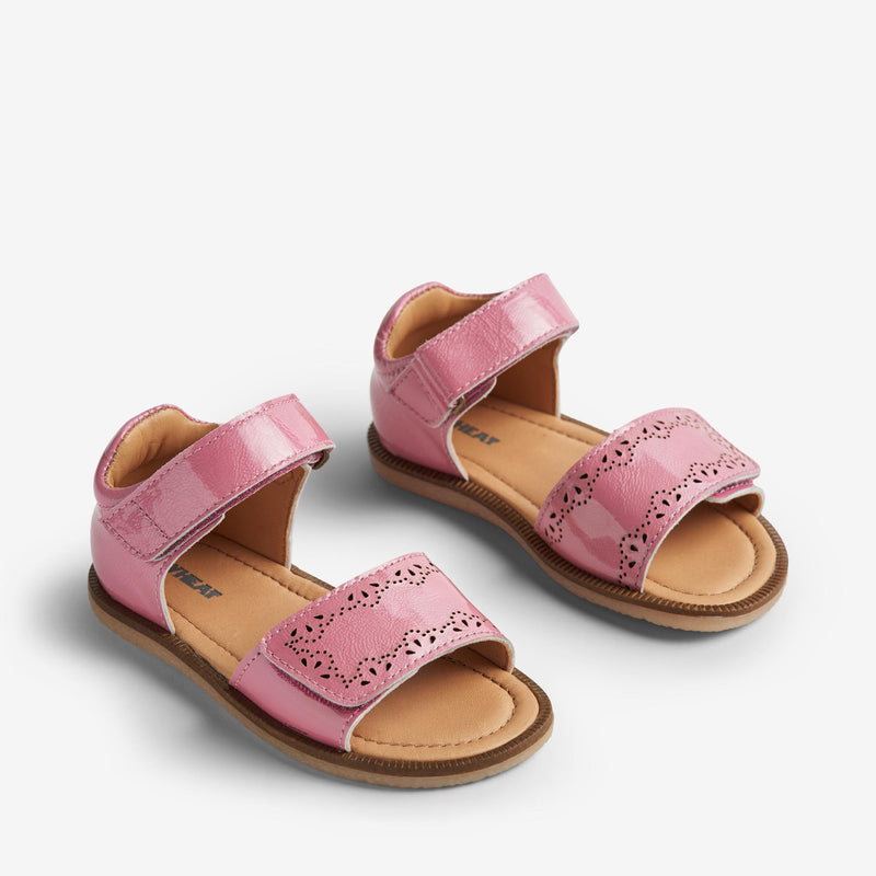 Wheat Footwear  Molli Åpen Lakksandal Sandals 2356 pink