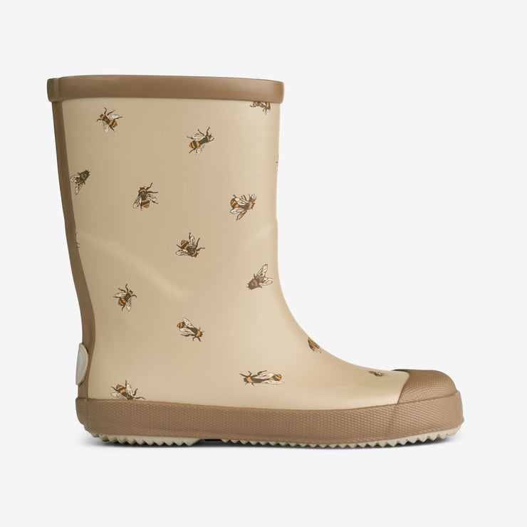 Muddy Gummistøvel Print - gravel bumblebee