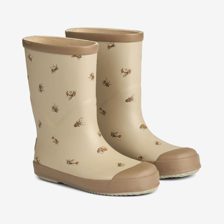 Muddy Gummistøvel Print - gravel bumblebee