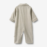 Wheat Main Nattdrakt Lennie Home 9585 blue stripe