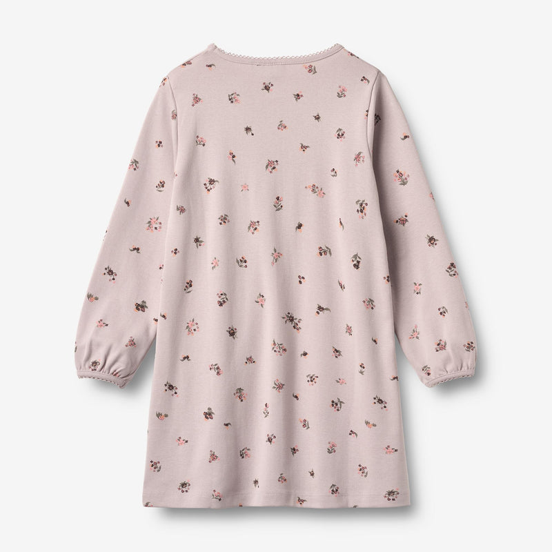 Wheat Main Nattkjole Elinor Home 1353 soft lilac flowers