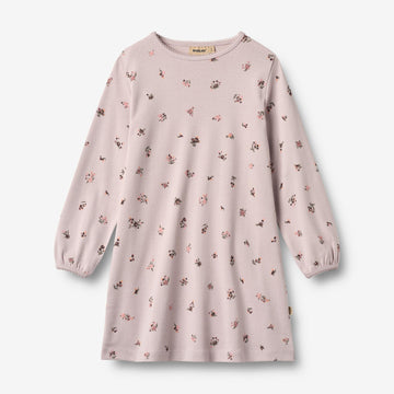 Wheat Main Nattkjole Elinor Home 1353 soft lilac flowers