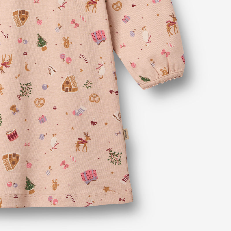 Wheat Main Nattkjole Elinor Home 9589 rose dust holiday