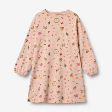 Wheat Main Nattkjole Elinor Home 9589 rose dust holiday