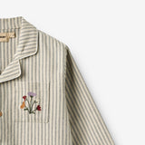 Wheat Main Nattkjole Sylva Home 9585 blue stripe