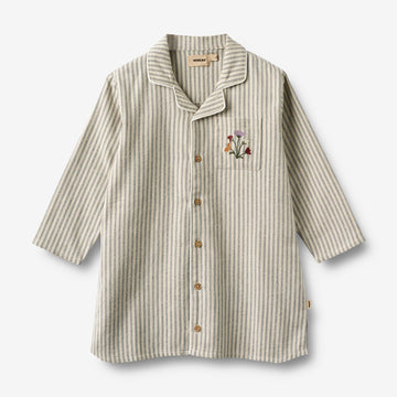 Wheat Main Nattkjole Sylva Home 9585 blue stripe