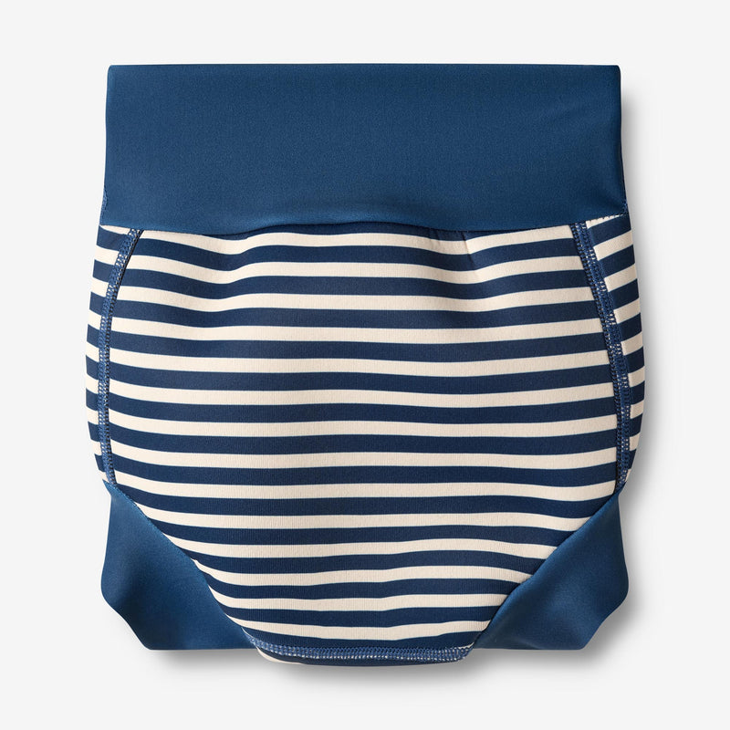 Wheat Main  Neoprene Badebukser Swimwear 1325 indigo stripe