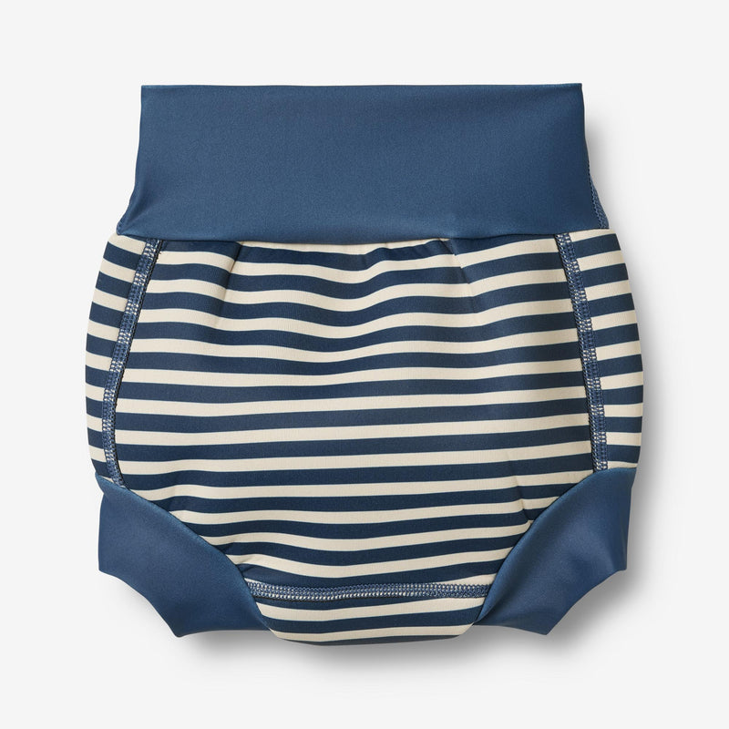 Wheat Main Neoprene Swim Pants Anker Swimwear 1048 blue stripe