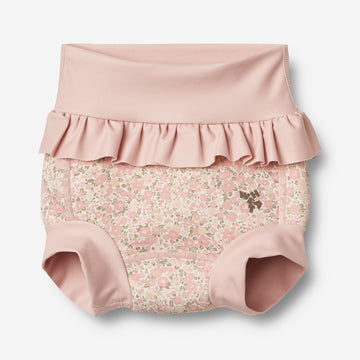 Wheat Main Neoprene Swim Pants Rita Shorts 9427 ivory flower meadow