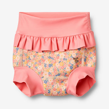 Wheat Main Neoprene Swim Pants Rita Swimwear 9045 multi flowers