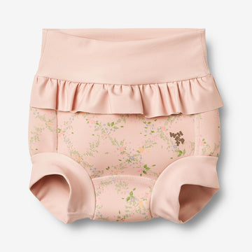 Wheat Main Neoprene Swim Pants Rita Swimwear 9450 powder checked flowers