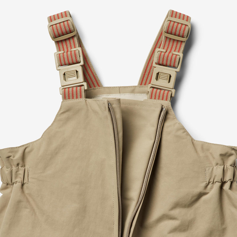 Wheat Outerwear  Overtrekksbukser m.seler Robin Tech Trousers 3239 beige stone