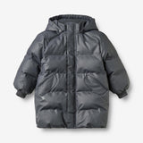 Wheat Outerwear PU Pufferjakke Kyst Jacket 1292 greyblue
