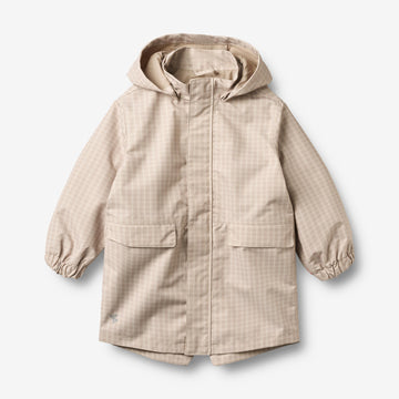 Wheat Outerwear Parka Alke Jacket 9610 stone check