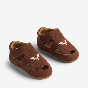 Wheat Footwear  Pax Innendørs Sandal Indoor Shoes 9002 cognac