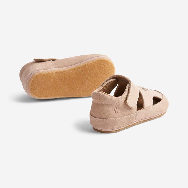 Wheat Footwear Pax innendørs sandal | Baby Indoor Shoes 9009 beige rose