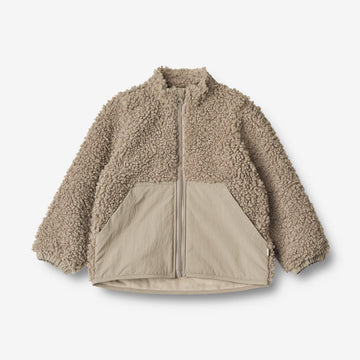 Wheat Outerwear Pile Jakke Tiko Pile 3239 beige stone