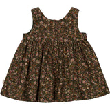 Wheat Main Pinafore Rynk Dresses 4024 dark army flowers