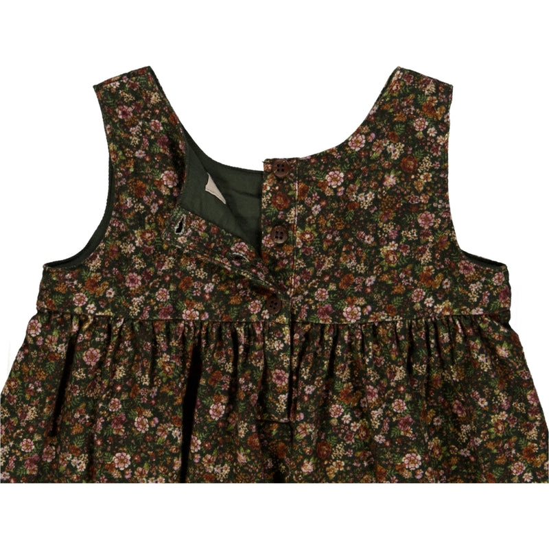 Wheat Main Pinafore Rynk Dresses 4024 dark army flowers