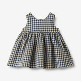 Wheat Main  Pinafore Wrinkles Sienna Dresses 1306 blue check