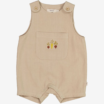 Wheat Main  Playsuit Elif Broderi | Baby Suit 3097 dark sand 