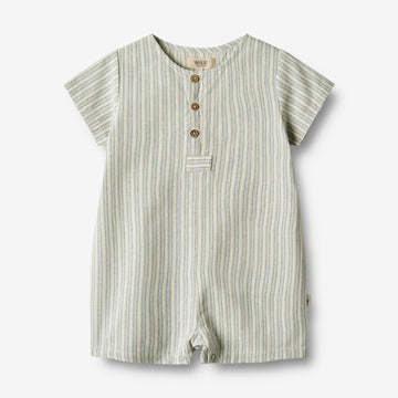 Wheat Main  Playsuit Niller Suit 4109 aquablue stripe