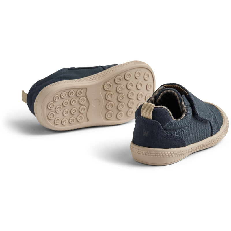 Wheat Footwear Prewalker Kei Prewalkers 1432 navy