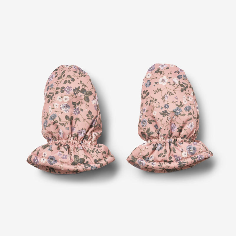 Wheat Outerwear Puffer Baby Votter Muffu Accessory 9536 rose powder flowers