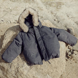 Wheat Outerwear Puffer Jacket Blaest Jacket 9872 dark reflective map