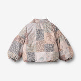 Wheat Outerwear Puffer Jacket Zallie Jacket 9618 patchwork flowers