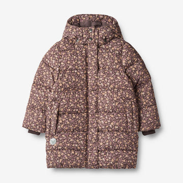 Wheat Outerwear Puffer Kåpe Yrsa Jackets 3122 eggplant flowers