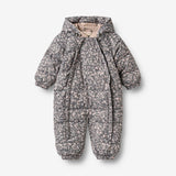 Wheat Outerwear Puffer babydrakt Edem Outdoor Suit 9670 dark charcoal flowers