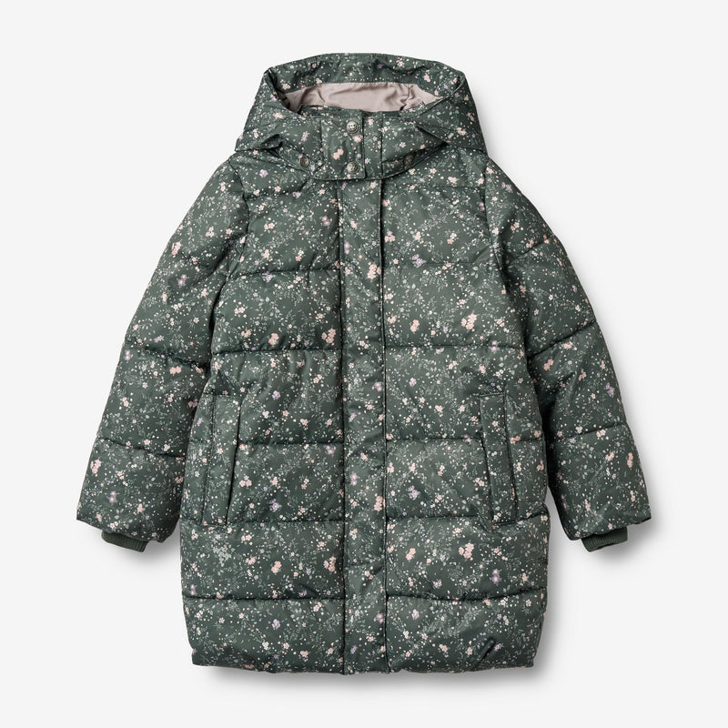 Wheat Outerwear Puffere Frakk Yrsa Jacket 9533 forest lake checked flowers