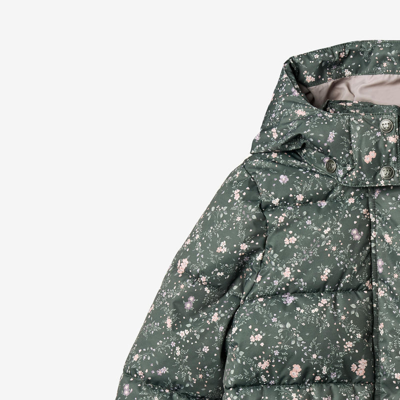 Wheat Outerwear Puffere Frakk Yrsa Jacket 9533 forest lake checked flowers