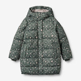 Wheat Outerwear Puffere Frakk Yrsa Jacket 9533 forest lake checked flowers