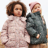 Wheat Outerwear Puffere Frakk Yrsa Jacket 9536 rose powder flowers