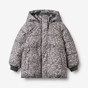 Wheat Outerwear Pufferjakke Eli Jacket 9670 dark charcoal flowers
