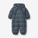 Wheat Outerwear Pustebabydrakt Edem Outdoor Suit 1292 greyblue