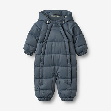 Wheat Outerwear Pustebabydrakt Edem Outdoor Suit 1292 greyblue