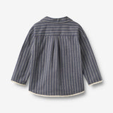 Wheat Main Pyjamas Fie Home 4339 blue holiday stripe