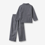 Wheat Main Pyjamas Madison Home 4339 blue holiday stripe